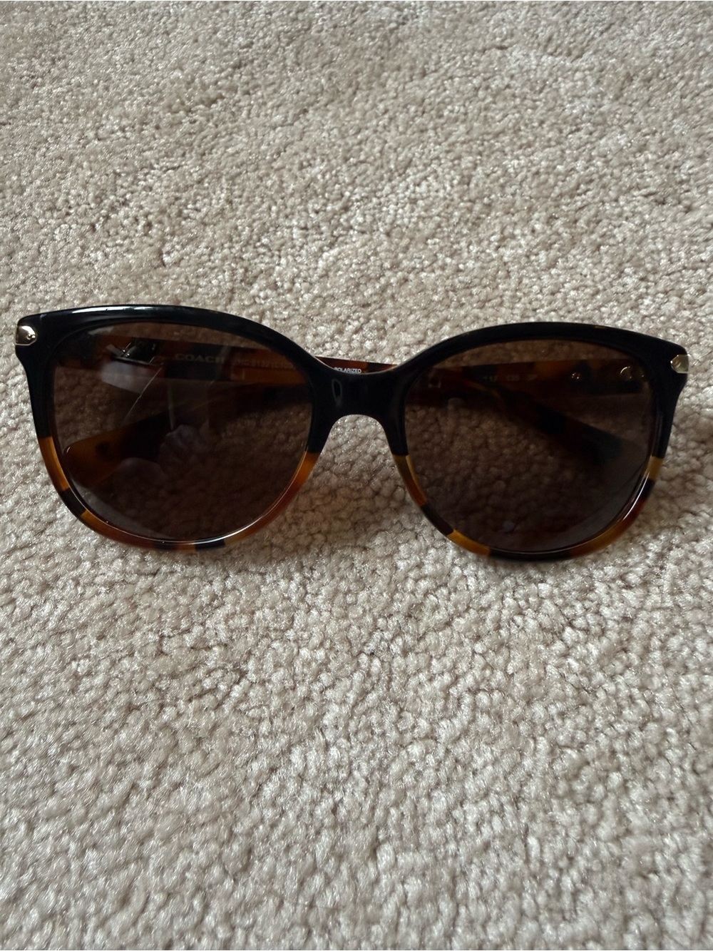 Coach Women's Tortoiseshell Sunglasses - Brown Lenses